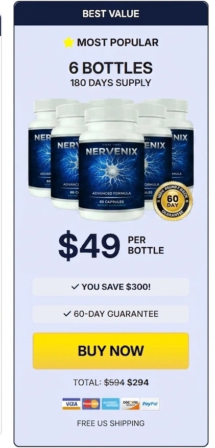 
Nervenix- 6 Bottle